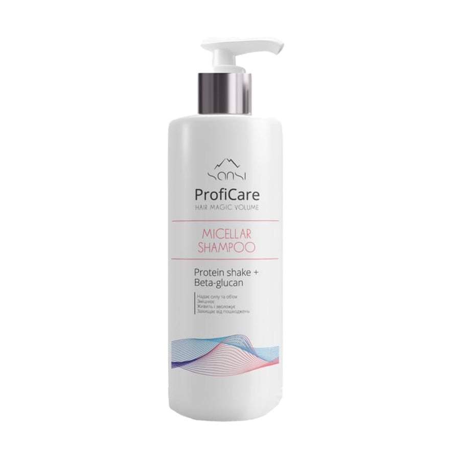 Міцелярний шампунь для волосся Sansi ProfiCare Hair Magic Volume Micellar Shampoo, 400 мл